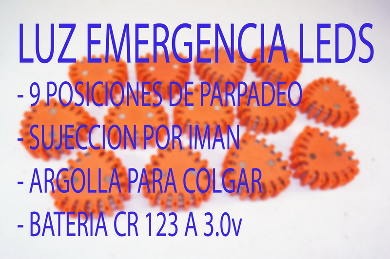 luz emergencia led 10.5x10.5x3.5 13u